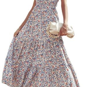 Floral One Shoulder Dress
